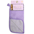 Jessica Simpson Set of 3 Dual Sided Washcloths in Purple