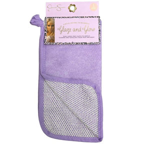 Jessica Simpson Set of 3 Dual Sided Washcloths in Purple