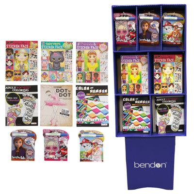 Activity Book 7pocket Assorted 90pc Floor Display Sell In Usa Only