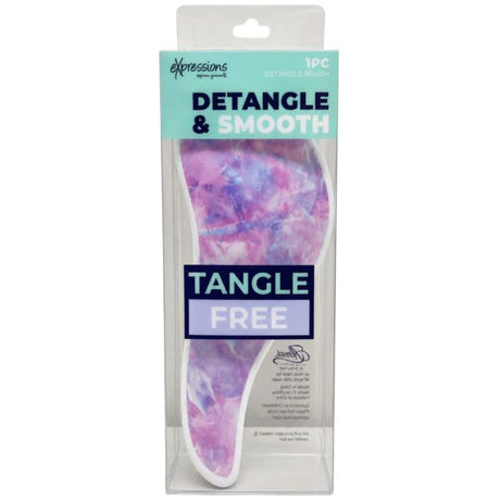 Expressions Marble Print Detangling Hair Brush for Wet & Dry Hair