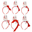 Valentine Headband 6ast Girl Styles Val/barbell Hdr