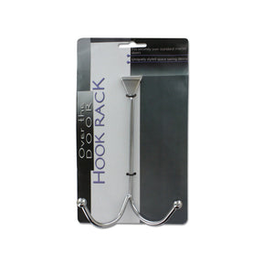 Chrome Over the Door Hook Rack