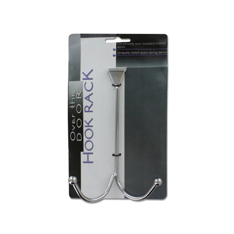 Chrome Over the Door Hook Rack