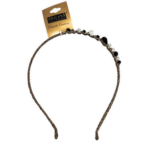 DCNL Beaded Gold Thread Headband