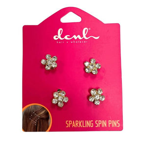 DCNL Rhinestone Flower Spinners