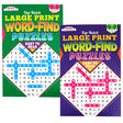 Word Find Large Print Pocketsize 2 Assorted Floor Display