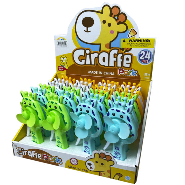 Giraffe Hand Action Fan