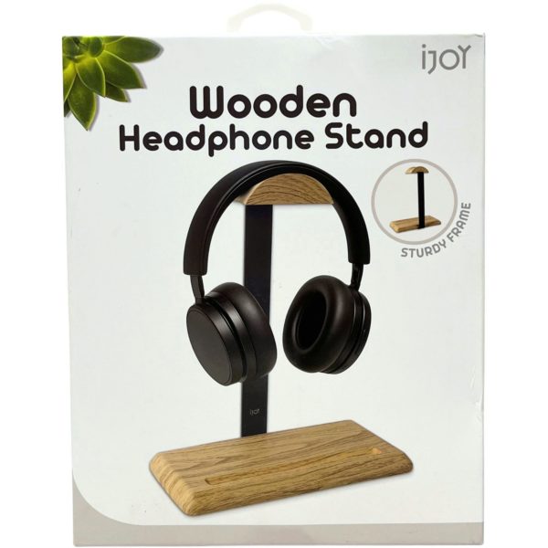 iJoy Wooden Design Headphone Stand