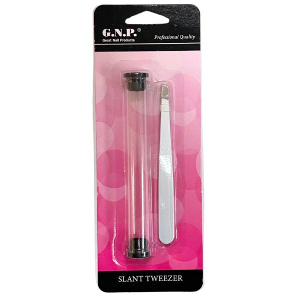 GNP Large Slant Tweezer with Travel Case