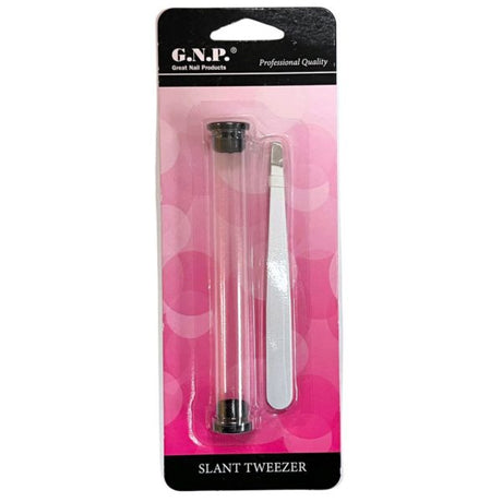 GNP Large Slant Tweezer with Travel Case
