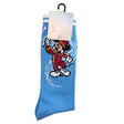 1 Pack Blue Mickey Mouse Men's Crew Socks in Size 10-13