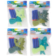 Dino Dart Gun 2 Styles Ea W/3 Foam Darts