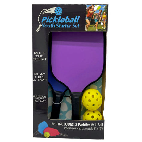 7.8" x 16" Lightweight Pickleball Paddle with 10mm Core Set in Assorted Solid Colors