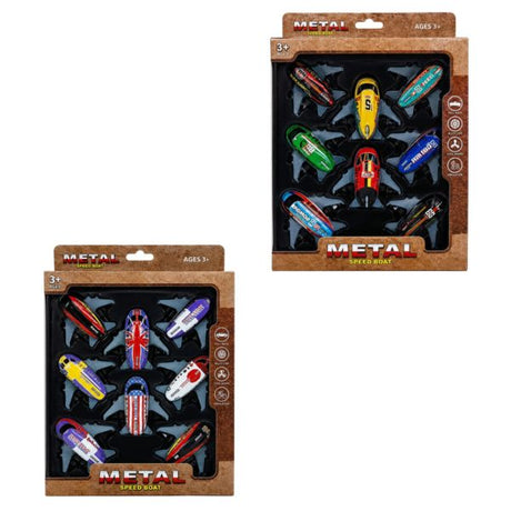 8 Piece 3 Inch Pull Back Fighter Jet Airplane Toy Set in Assorted