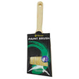3" Varnish Handle Angled Wall Paint Brush for Latex and Water Based Paint