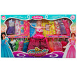 11.5" Blonde Doll with an Assortment of Spring and Glamorous Dresses Playset