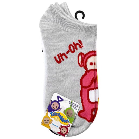 5 Pack Teletubbies Ladies Size 9-11 No Show Socks