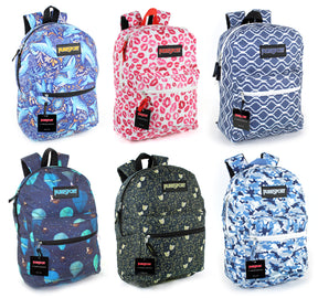 17" PureSport Graphic Backpacks - Assorted Prints