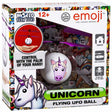 World Tech Toys Unicorn Emoji Motion Sensing Rechargeable UFO Ball Helicopter