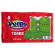 Christmas Peeps 3ct Marshmallow Trees 1.5 Oz Counter Display