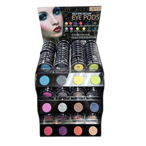 Malibu Glitz Spectacular Eyeshadow Pods with Applicator in Countertop Display