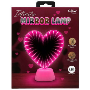 Heart Design Icon Mirror Infinity Light Lamp