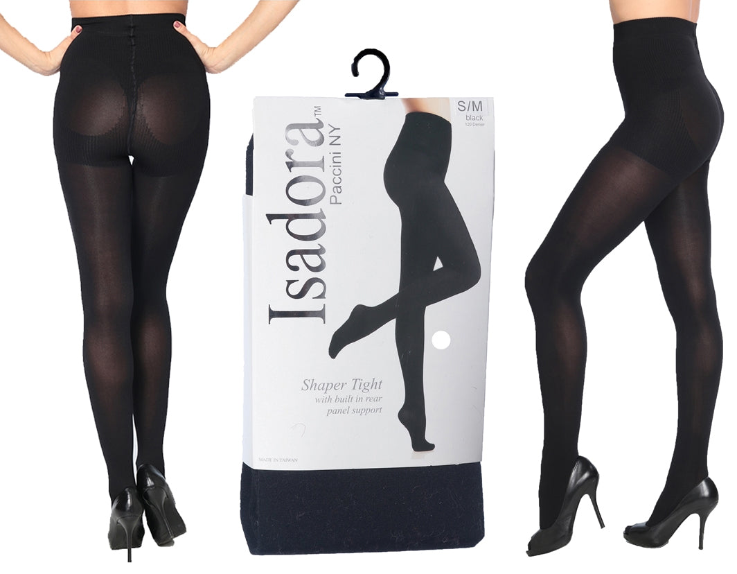 Women's 70 Denier Black Opaque Spandex Tights