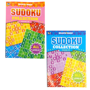 Sudoku Puzzle Book 3 Assorted Ppd $4.95 In Floor Display