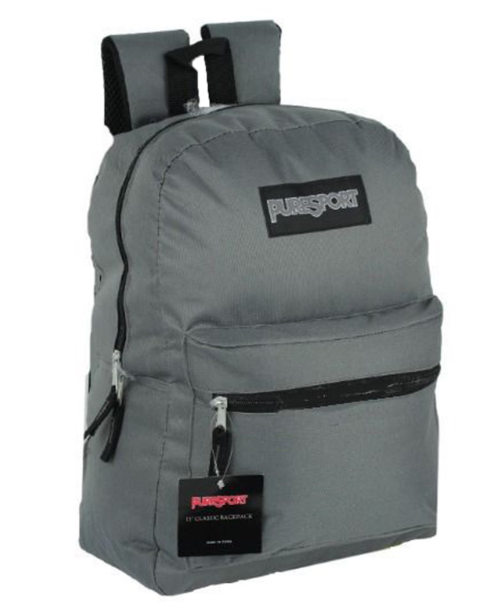19" Classic PureSport Backpacks - Grey