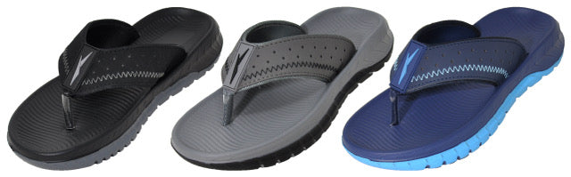 Men's Active Sport Flip Flip Sandals w/ Soft Footbed