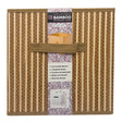 12" x 12" Collapsible Stripe Bamboo Storage Basket