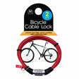 Thin 2 ft. Bicycle Lock with Code in Assorted Colors
