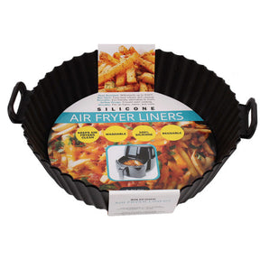 2 Pack Round Heat Resistant Air Fryer Silicone Liners