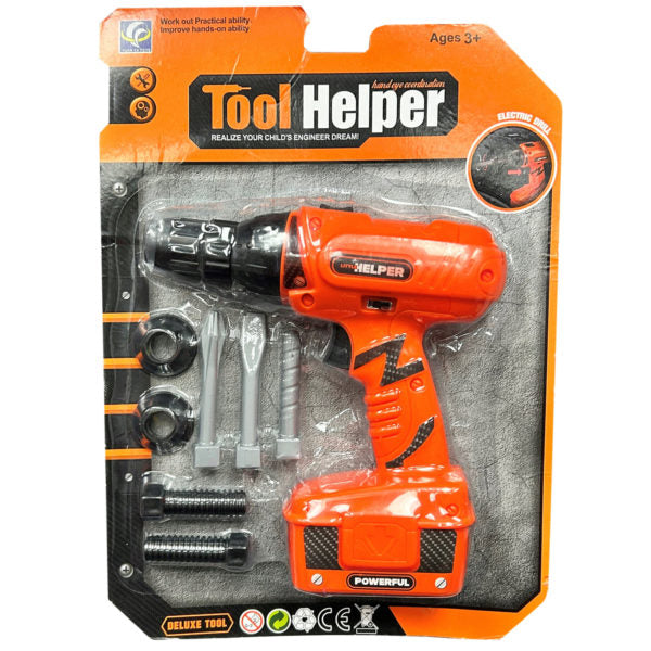 Drill Toy Tool with Drill Bits and Accessories Playset