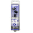Magnavox Shuffle In Ear Silicone Earbuds with Mic in Black