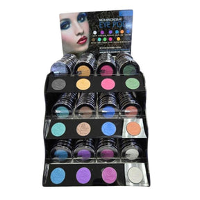 Malibu Glitz Spectacular Shimmer & Matte Eyeshadow Pods with Applicator in Countertop Display