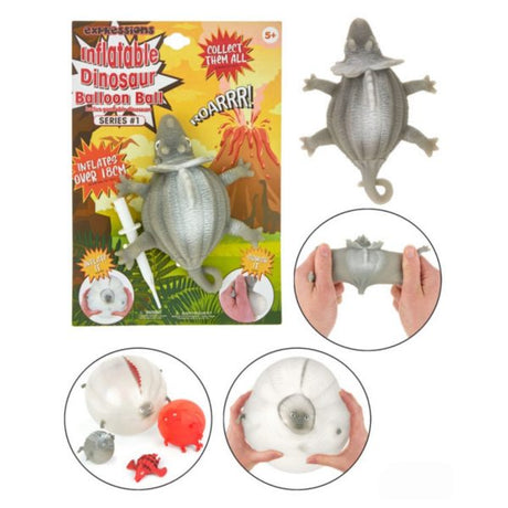 Expressions Inflatable Gray Dinosaur Balloon Ball