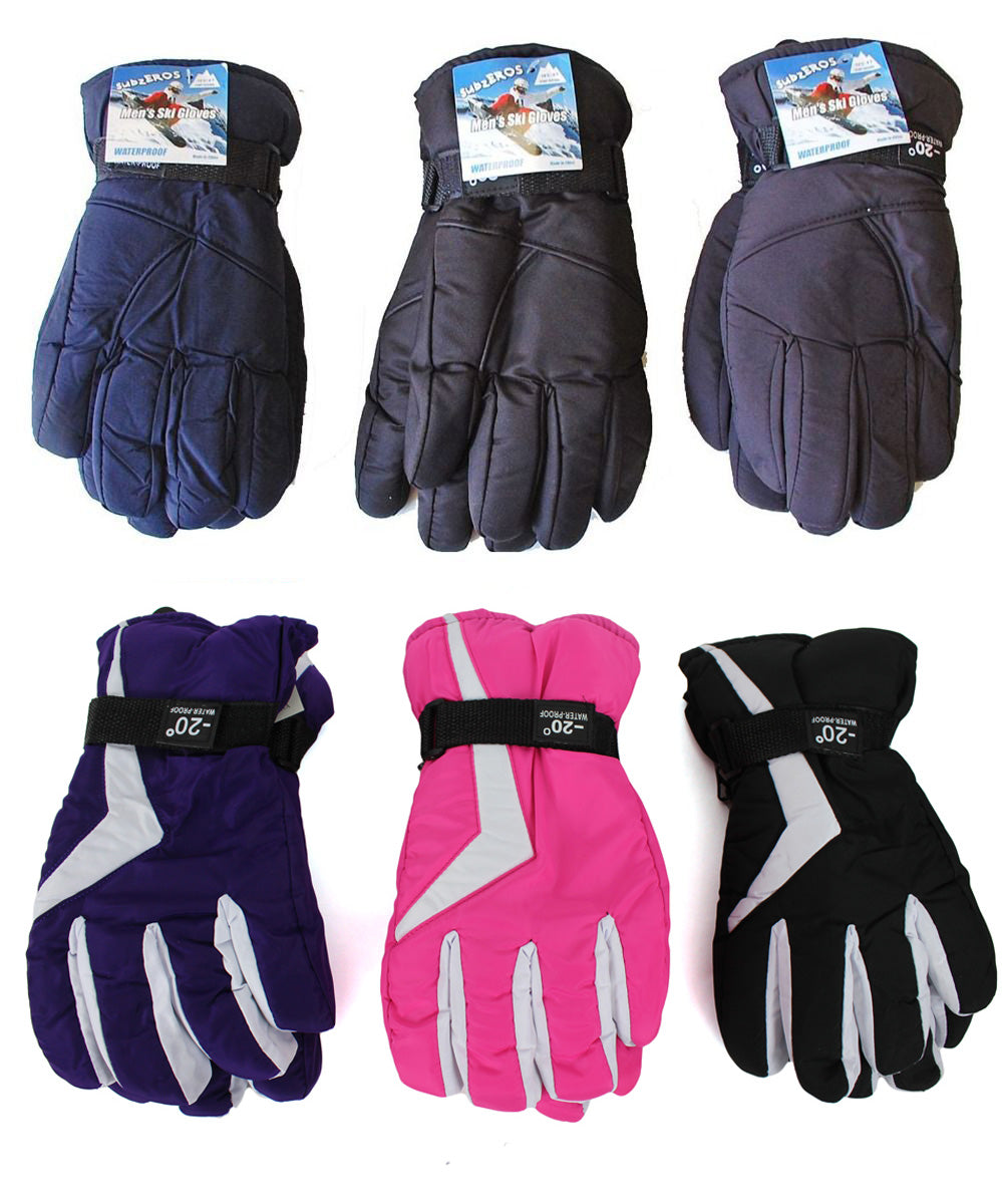 Men's & Women's Ski Gloves Combo Pack