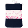 Miniccigirl Youth Footed Tights Solid Navy in Size M
