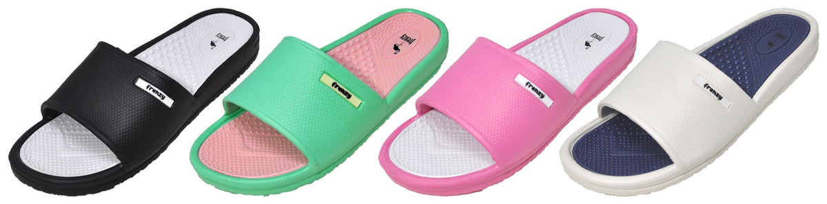 Women's Active Barbados Slide Sandals w/ Soft Footbed