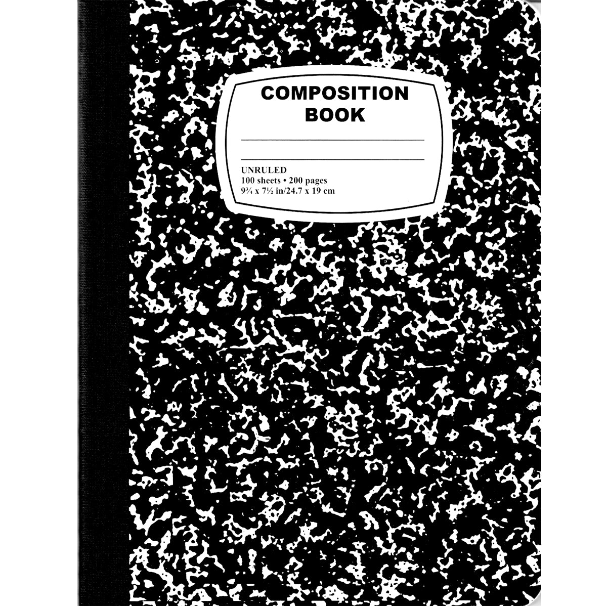 100-Sheet Composition Notebooks - Black