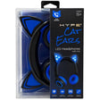 HYPE Cat Ear LED Headphones with Mic in Blue