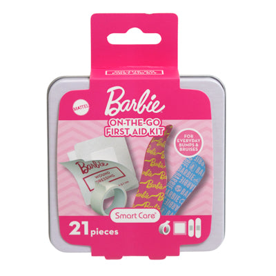 First Aid Kit 21pc Barbie Tin Peggable