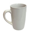 10oz White Elegant Ceramic Mug