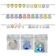 Banner Easter Letter 3ast Glitter/hotstamp/iridescent Easter Pbh