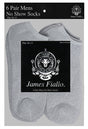 Men's Grey Athletic Low Cut Socks - Size 10-13 - 6-Pair Packs