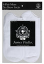 Men's White Athletic Low Cut Socks - Size 10-13 - 6-Pair Packs