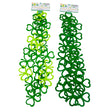 Garland Diecut Felt Linked Shamrocks 59in L 2ast Solid Green/2tone Stpat Hdr