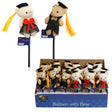 Graduation Bear Plush On Pen Boy/girl 9.25inl/24pc Pdq/barbell Label