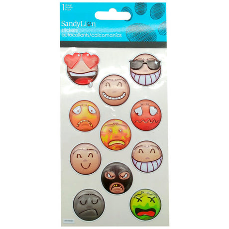 Funny Faces Foam Stickers